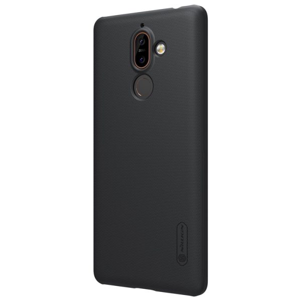 Nokia 7 Plus Frosted Shield Back Cover by Nillkin - Black