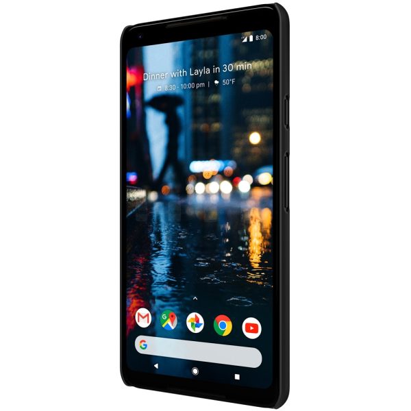 Google Pixel 2 XL Frosted Shield Hard Back by Nillkin - Black