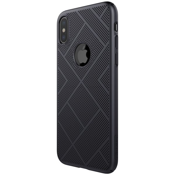 iPhone X Air Case Breathable Hard Back Cover by Nillkin - Black