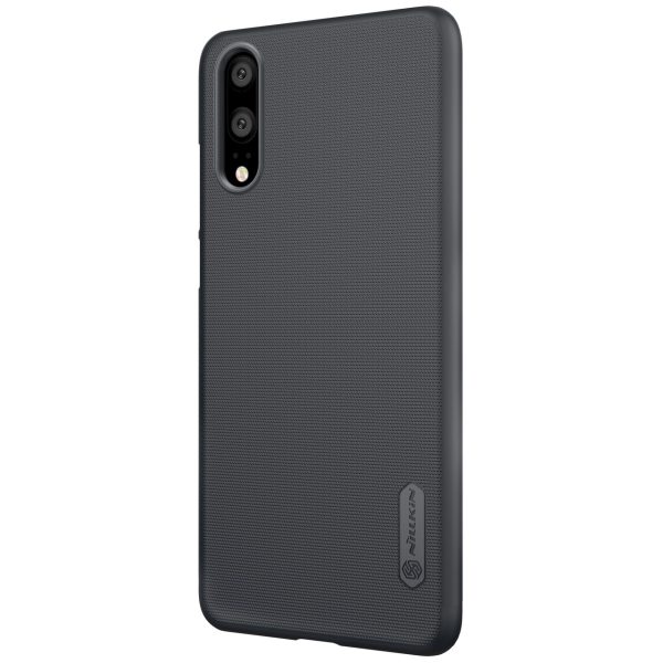 Huawei P20 Frosted Shield Hard Back Cover by Nillkin - Black