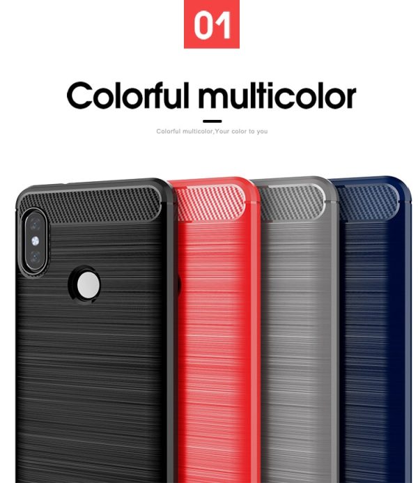 Redmi Note 5 / Redmi Note 5 Pro / Redmi Note 5 Ai  Concise Series / Slim Anti-fingerprint TPU Case by iPaky - Black.