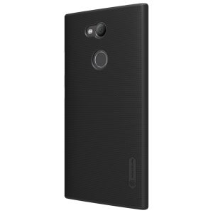 Sony Xperia L2 Frosted Shield Hard Back Cover by Nillkin - Black
