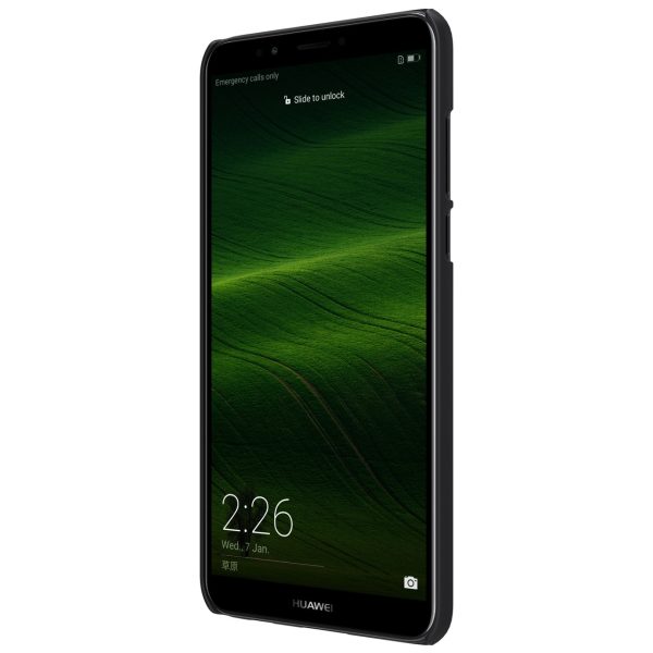 Huawei Y7 Prime 2018 Frosted Shield Hard Back Cover by Nillkin - Black