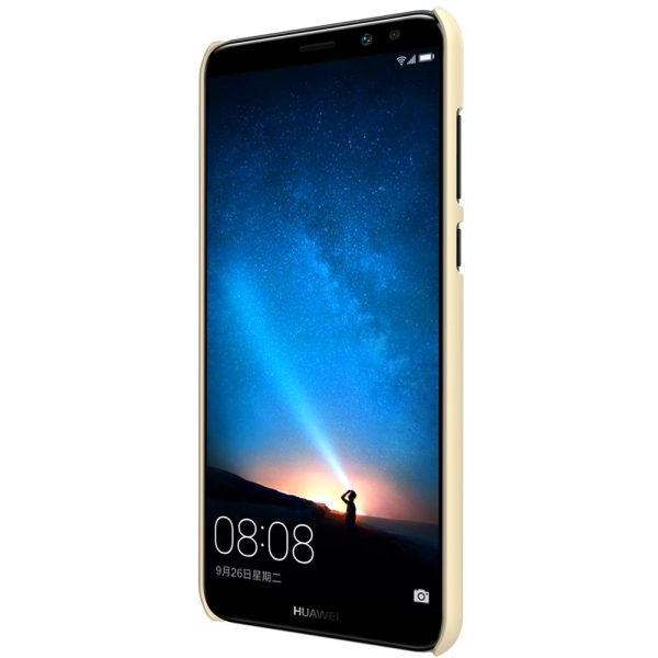 Huawei Mate 10 Lite Frosted Shield Hard Back Cover by Nillkin - Gold
