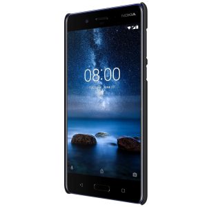 Nokia 8 Frosted Shield Back Cover by Nillkin - Black
