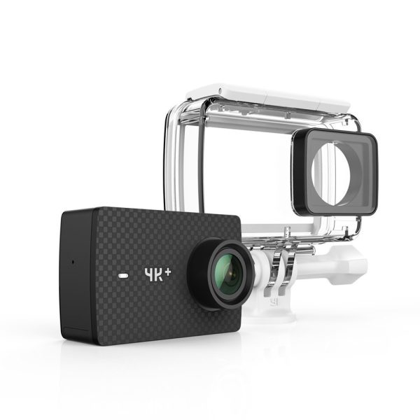 Yi 4K+ Action Camera with 4K 60 FPS Video with Waterproof Casing Kit - Black