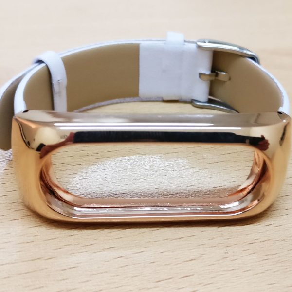 Xiaomi Mi Band 2 Metal with Leather Replacement Bracelet