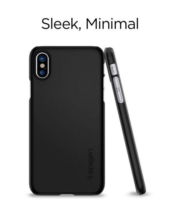 Apple iPhone X Spigen Original Thin Fit - Matte Black