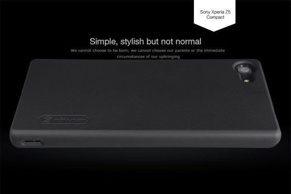 Nillkin Frosted Shield Hard Back Cover for Sony Xperia Z5 - Black