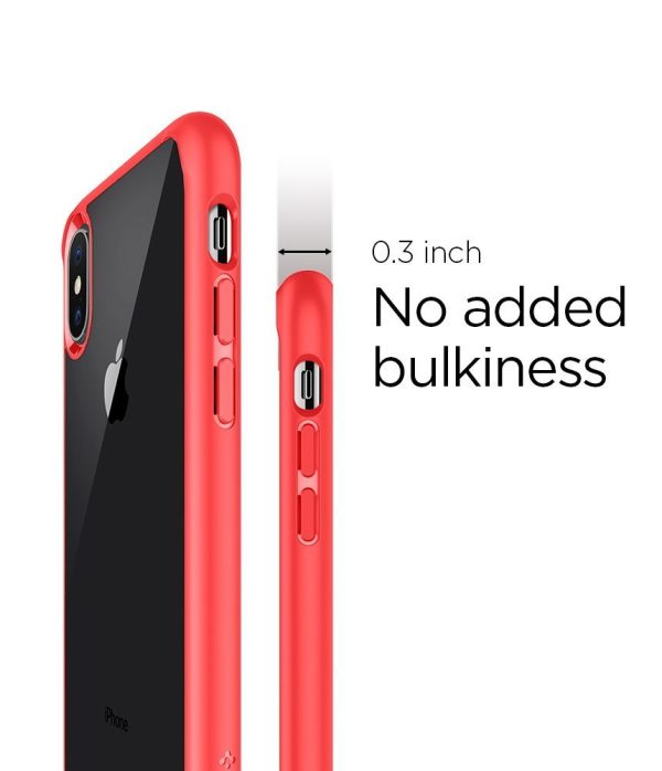 Apple iPhone XS / iPhone X Original Spigen Case Ultra Hybrid - Red