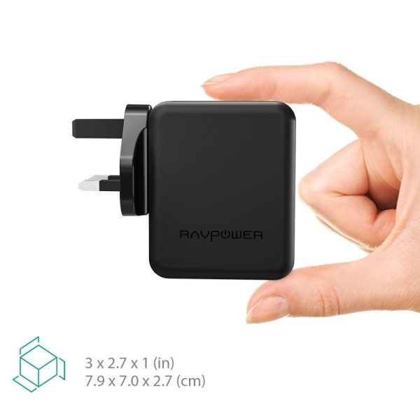 RAVPower 36W Type-C and USB Dual Port Fast Charger