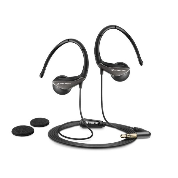 Sennheiser Flexible Clip-On Earphones Stereo In-Ear Earphones - OMX 185