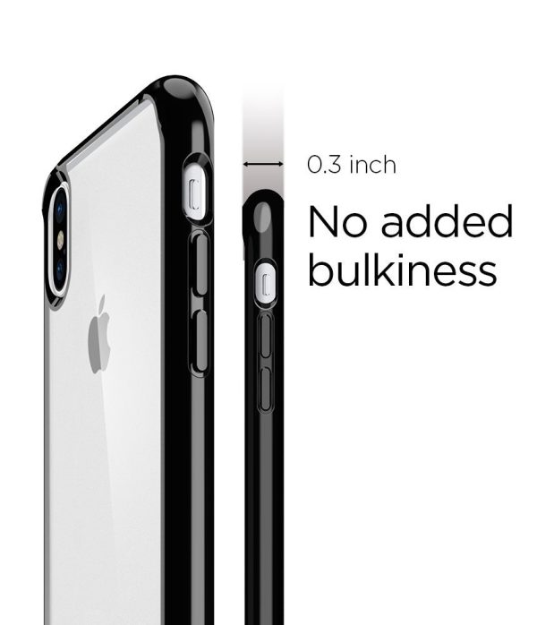 Apple iPhone X Spigen Ultra Hybrid S Case - Midnight Black