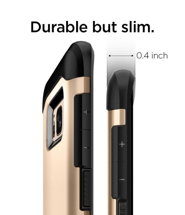 Galaxy S8 Plus Spigen Slim Armor Case with Kickstand - Champagne Gold