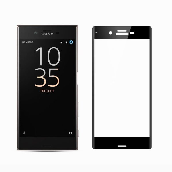 Mocolo Sony Xperia XZ Edge to Edge Tempered Glass - Black Mocolo Sony Xperia XZ Edge to Edge Tempered Glass - Black