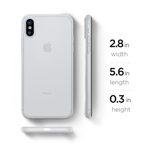 Apple iPhone X Spigen Original Air Skin - Soft Clear Apple iPhone X Spigen Original Air Skin - Soft Clear