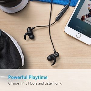 Anker SoundBuds Slim Wireless Headphones, Bluetooth 4.1 - Black (A3235H11)