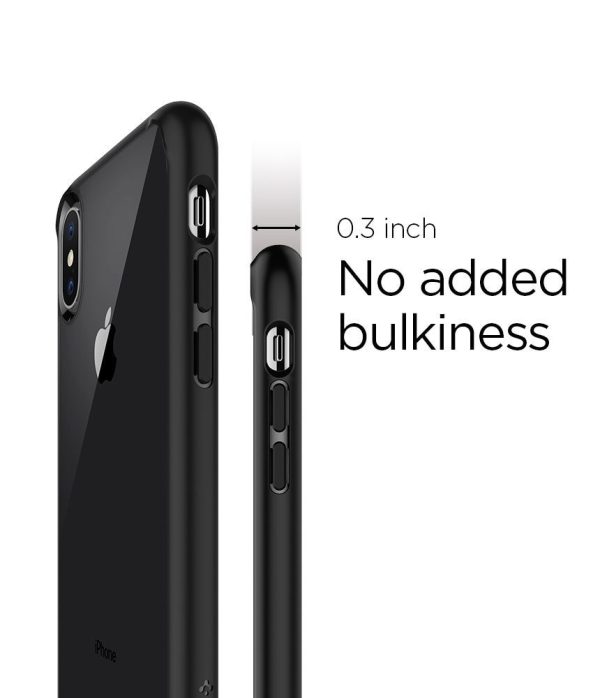 Apple iPhone XS / iPhone X Original Spigen Case Ultra Hybrid - Matte Black