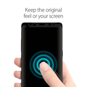 Galaxy Note 8 Spigen GLASTr 3D Curved Case Friendly Curved Tempered Glass