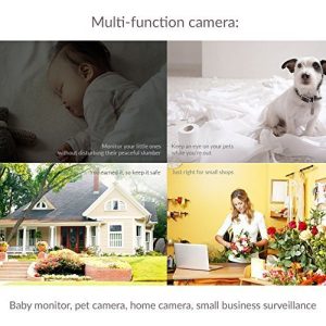 Yi Home Camera Wireless IP Security Surveillance System HDR English Version - Black
