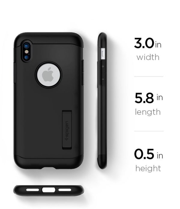 Apple iPhone X Spigen Slim Armor Case Black