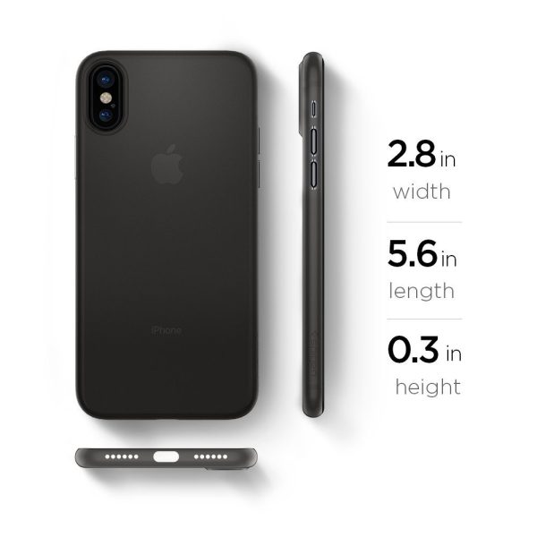 Apple iPhone XS / iPhone X Spigen Original Air Skin - Black Apple iPhone XS / iPhone X Spigen Original Air Skin - Black
