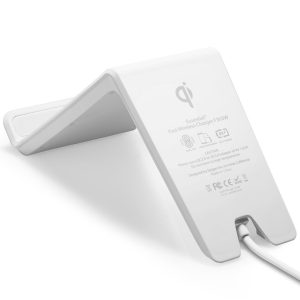 Spigen F303W Wireless Fast Charger for all Qi Certified Devices - White