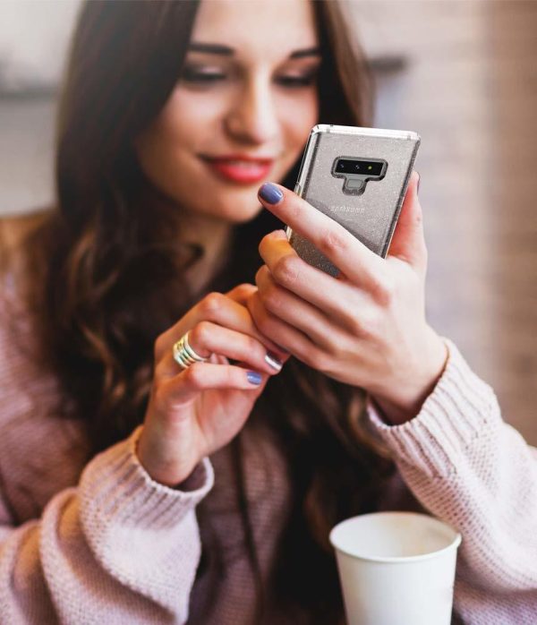 Galaxy Note 9 Spigen Case Liquid Crystal Glitter - Crystal Quartz