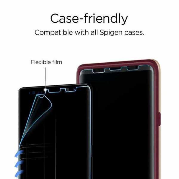 Galaxy Note 9 Spigen Neo Flex Case Friendly Screen Protector - 2 PACK