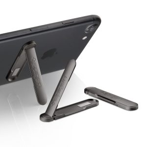 Spigen U100 Kickstand with Magnetic Clasp for every Phone - Black