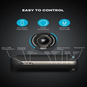TaoTronics 20W Bluetooth Speaker for 360° Loud Audio Reproduction - TT SK 11
