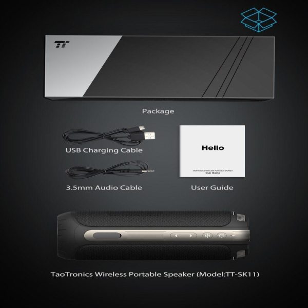 TaoTronics 20W Bluetooth Speaker for 360° Loud Audio Reproduction - TT SK 11