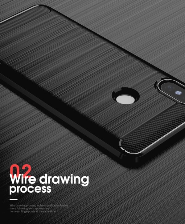 Redmi Note 5 / Redmi Note 5 Pro / Redmi Note 5 Ai  Concise Series / Slim Anti-fingerprint TPU Case by iPaky - Black.