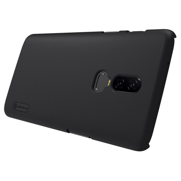 OnePlus 6 Frosted Shield Hard Back by Nillkin - Black OnePlus 6 Frosted Shield Hard Back by Nillkin - Black