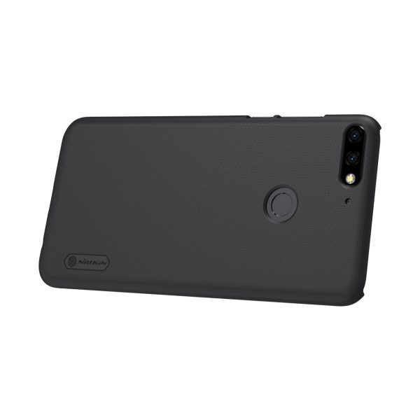 Huawei Y7 Prime 2018 Frosted Shield Hard Back Cover by Nillkin - Black