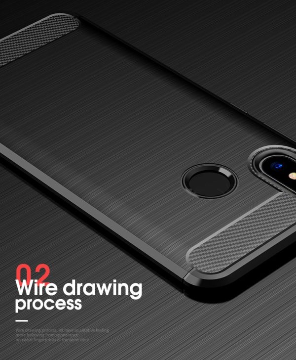 Mi 8 Concise Series / Slim Anti-fingerprint TPU Case by iPaky - Blue