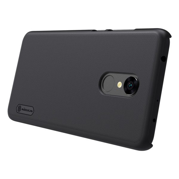 Redmi 5 Frosted Shield Hard Back Cover by Nillkin - Black