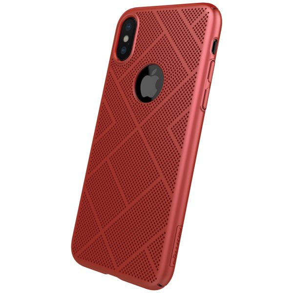 iPhone X Air Case Breathable Hard Back Cover by Nillkin - Red iPhone X Air Case Breathable Hard Back Cover by Nillkin - Red