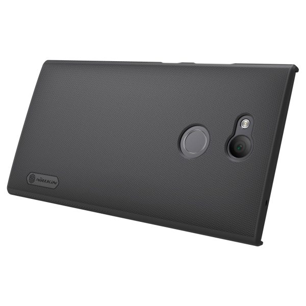 Sony Xperia L2 Frosted Shield Hard Back Cover by Nillkin - Black