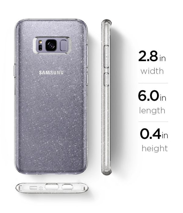 Galaxy S8 Spigen Liquid Crystal Glitter Case - Crystal Quartz Galaxy S8 Spigen Liquid Crystal Glitter Case - Crystal Quartz