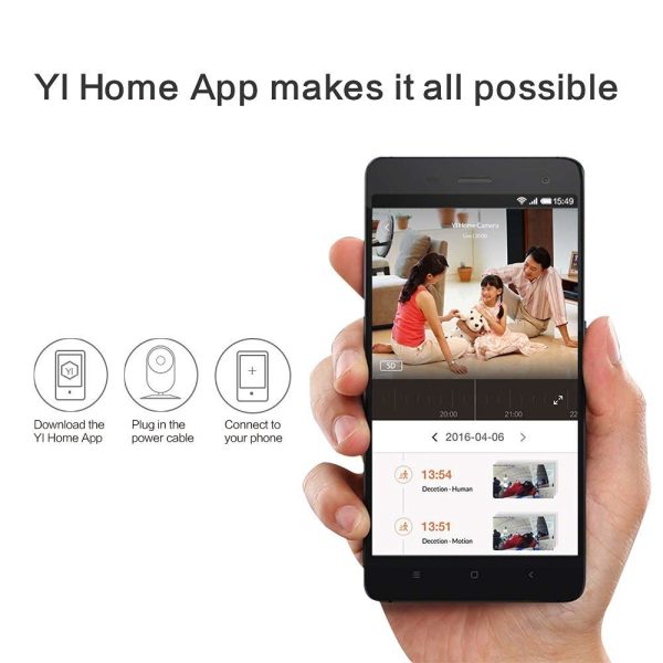 YI Home Camera 2 1080p Wireless IP Security Surveillance System HDR International English Version