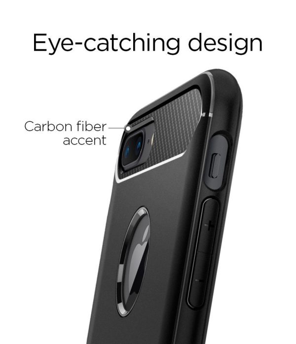 Apple iPhone 7 Plus / 8 Plus Spigen Rugged Armor Case - Black