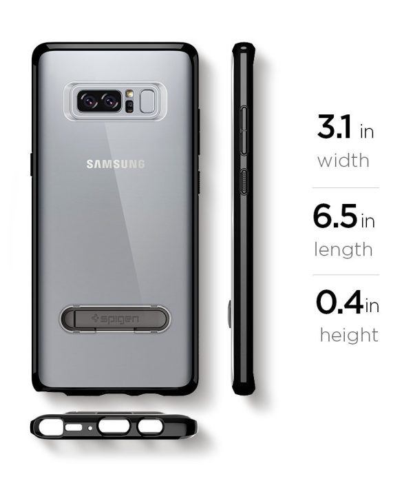 Samsung Galaxy Note 8 Spigen Ultra Hybrid S Case - Midnight Black