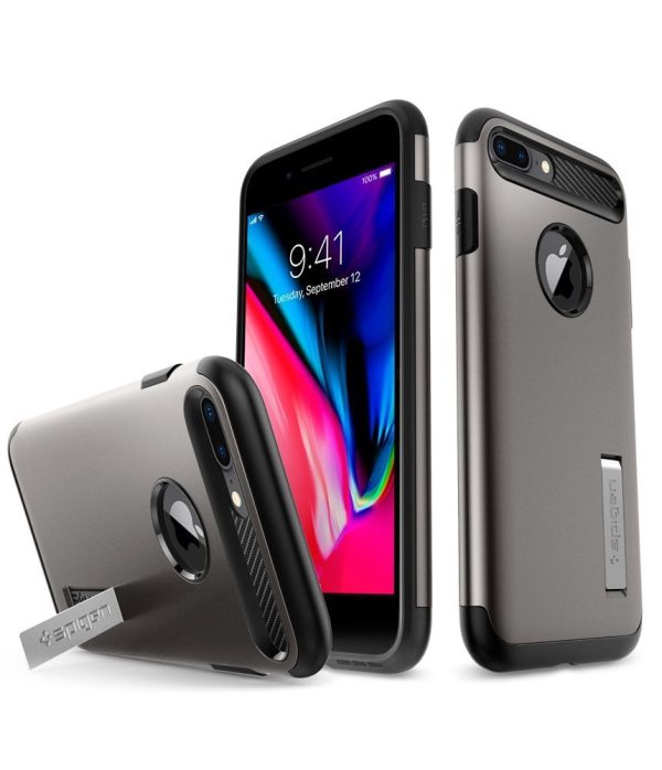 Apple iPhone 8 Plus / 7 Plus Spigen Slim Armor Case - Gunmetal