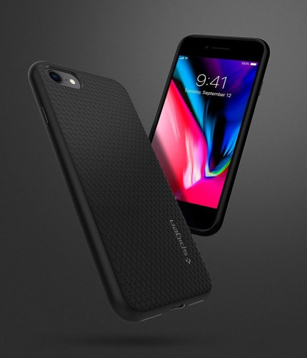 Apple iPhone 8 / iPhone 7 Spigen Liquid Air Case - Black