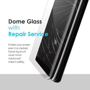 Galaxy Note 8 Whitestone Dome Glass with UV Light & Easy Install Kit