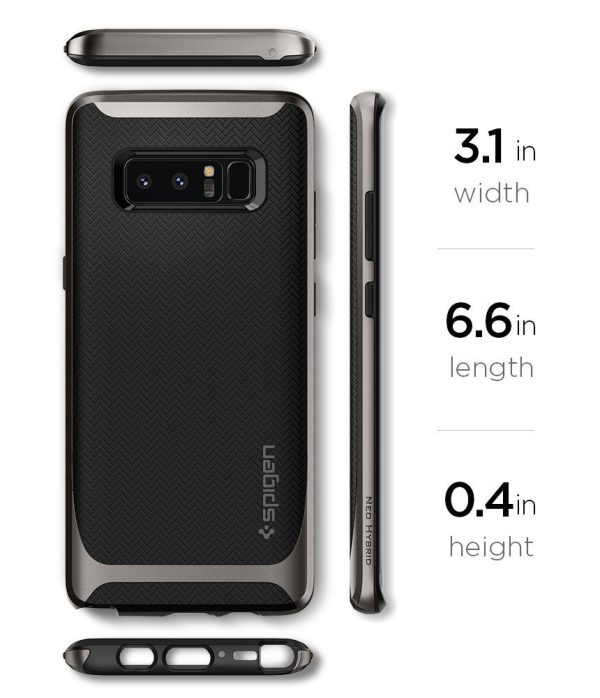 Samsung Galaxy Note 8 Original Spigen Case Neo Hybrid - Gunmetal