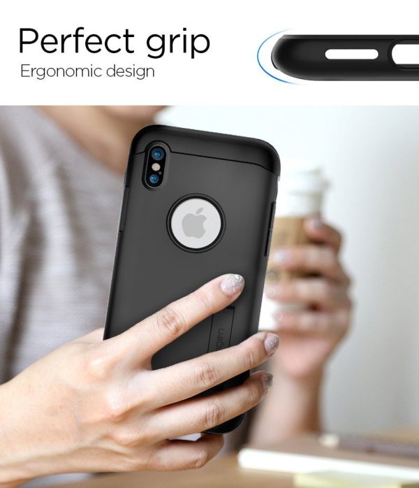 Apple iPhone X Spigen Slim Armor Case Black