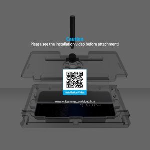 Galaxy S8 Whitestone Dome Glass with UV Light & Easy Install Kit