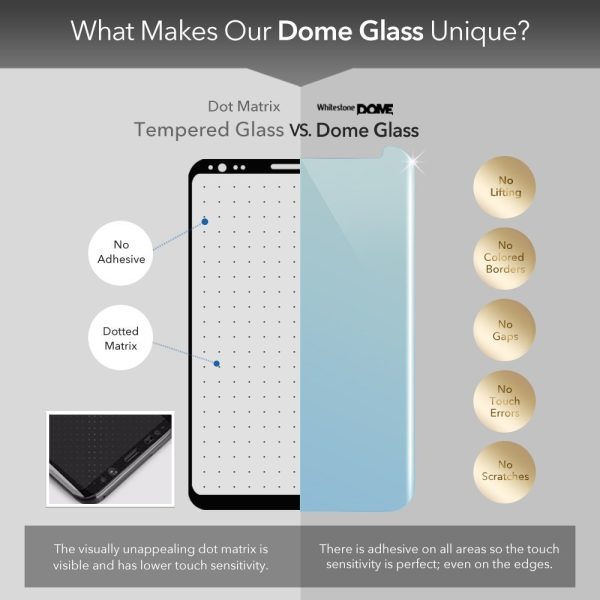 Galaxy S9 Whitestone Dome Glass with UV Light & Easy Install Kit